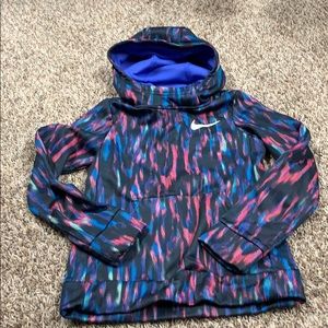 Little girls Nike hoodie like new size small